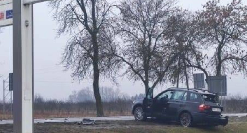 Wypadek na feralnym skrzyżowaniu w Kompinie (foto)