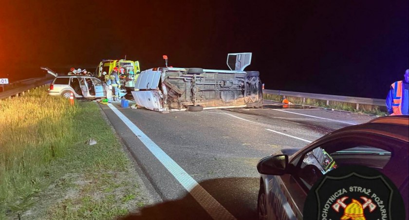 Gmina Nieborów. Groźne zdarzenie na autostradzie A2
