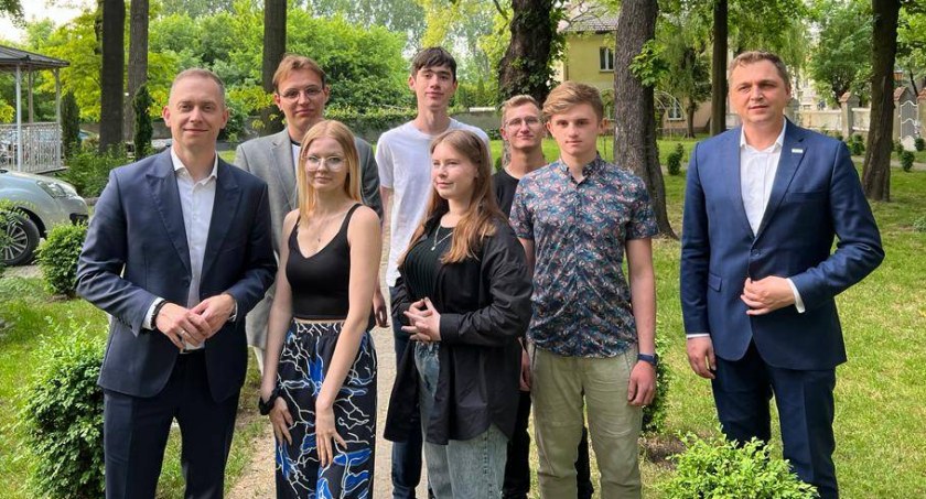 Cezary Tomczyk, poseł PO, gościł w Łowiczu (foto)