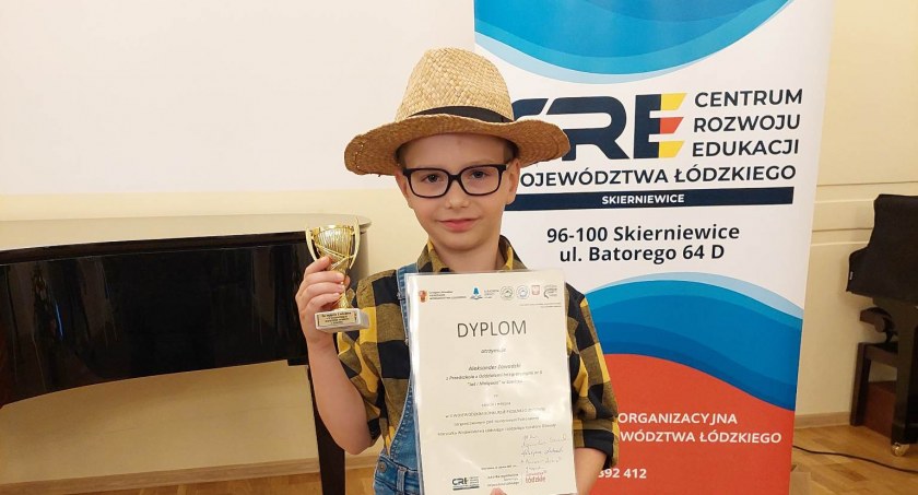 Sukces Olka Zawadzkiego w Wojewódzkim Konkursie Piosenki o Zdrowiu