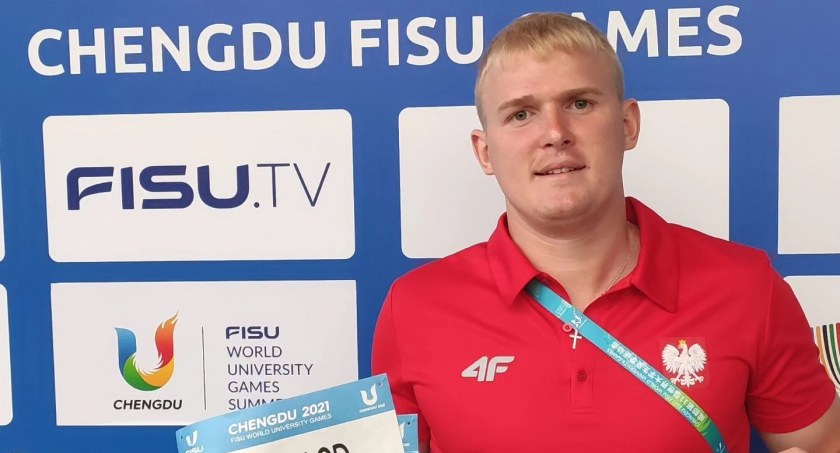 Cyprian Mrzygłód powalczy o medal na Uniwersjadzie. To kolejny sportowiec z naszego powiatu na tej imprezie