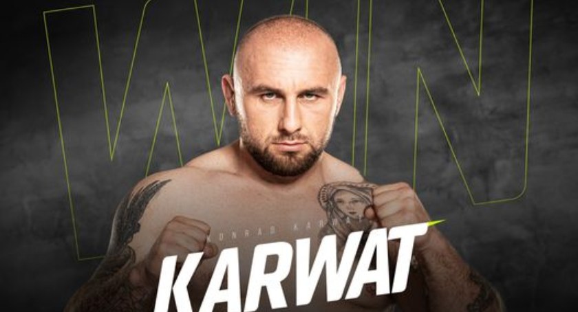 CLOUT MMA. Wygrana Konrada Karwata