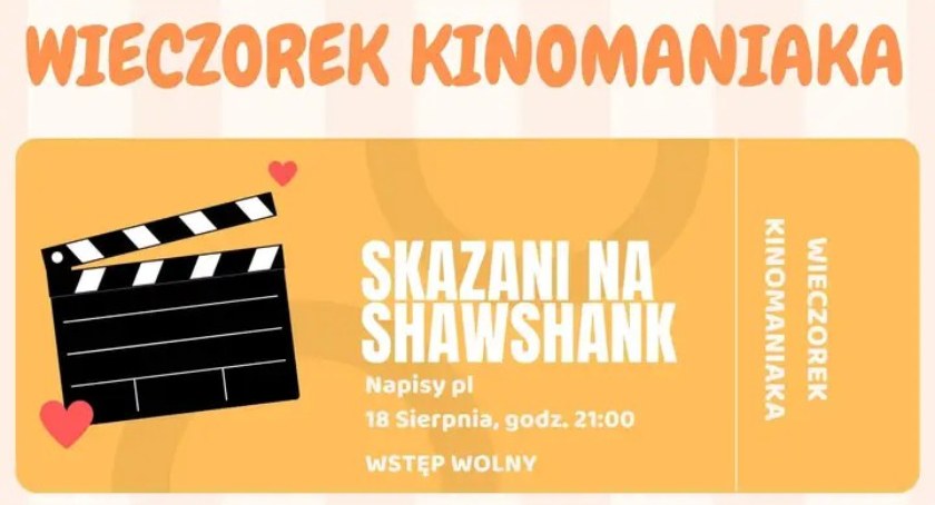 Młodzieżowa Rada Powiatu Łowickiego zaprasza na wieczorek kinomaniaka