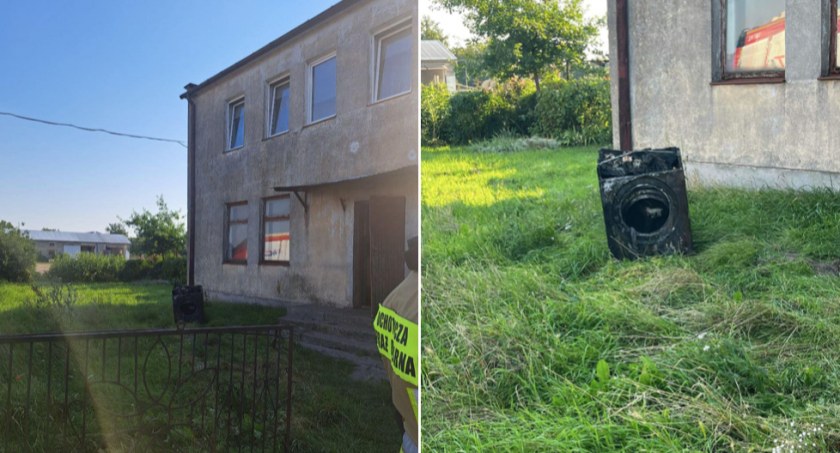 Pożar łazienki w gminie Bielawy