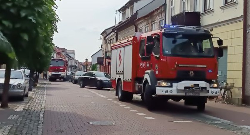 Straż interweniowała na ul. Zduńskiej (foto)