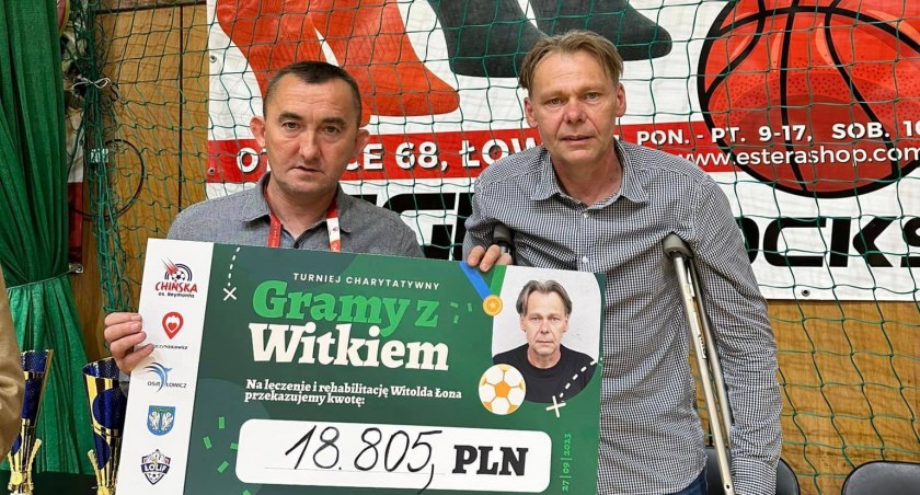 Charytatywny mecz dla Witolda Łona zakończony sukcesem (foto)