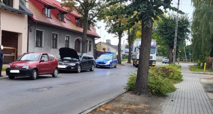 Kolizja na Mickiewicza w Łowiczu