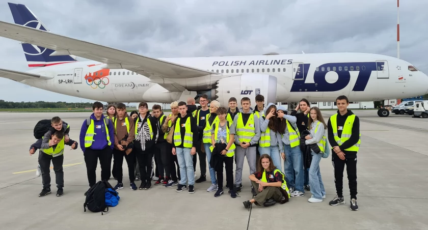 „Odlotowa” wycieczka uczniów z łowickiego Hotelarza (foto)