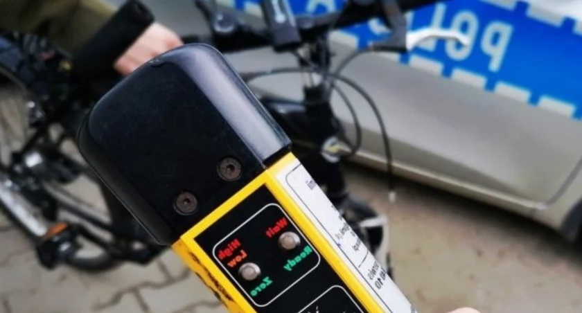 Wysoki mandat dla nietrzeźwego rowerzysty z Bełchowa