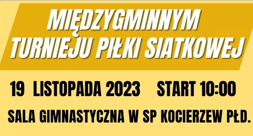 Międzygminny Turniej Piłki Siatkowej w Kocierzewie Płd.