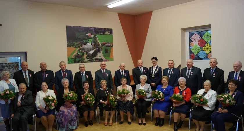 Jubileusz 50-lecia pożycia małżeńskiego w gminie Kocierzew Płd. (foto)