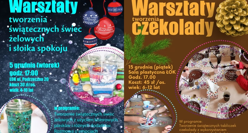 Świąteczne kreatywne warsztaty w Łowickim Ośrodku Kultury
