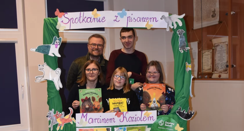 Marcin Kozioł odwiedził Specjalny Ośrodek Szkolno-Wychowawczy im. Jana Brzechwy w Łowiczu (foto)