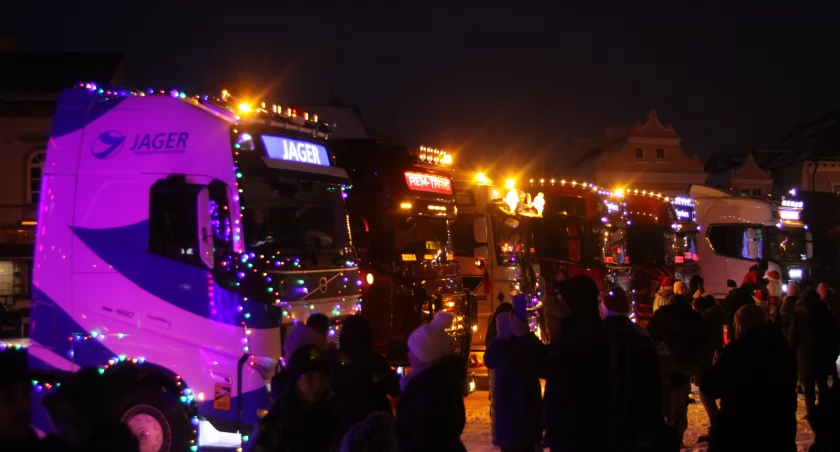 Truckerski Konwój Mikołajkowy w Łowiczu (foto, film)