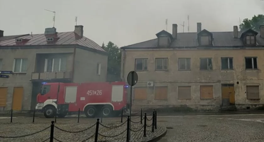 Interwencja strażaków na ul. Bielawskiej 