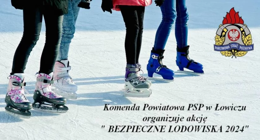 Łowiccy strażacy sprawią, że się bezpiecznie poślizgasz
