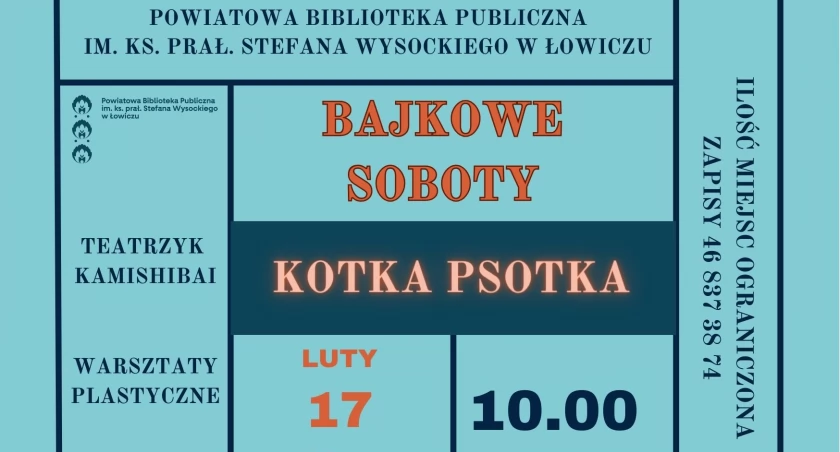 Bajkowa sobota w Powiatowej Bibliotece Publicznej w Łowiczu