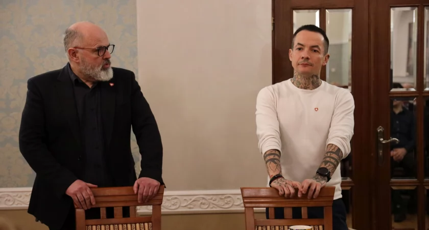 Łowicz. Spotkanie z posłem Marcinem Józefaciukiem (foto, film)