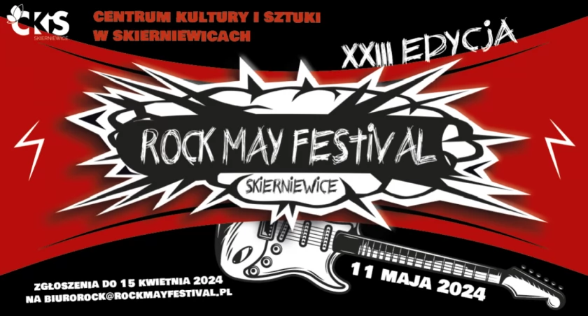 Już można zgłaszać zespoły na Rock May Festival! 