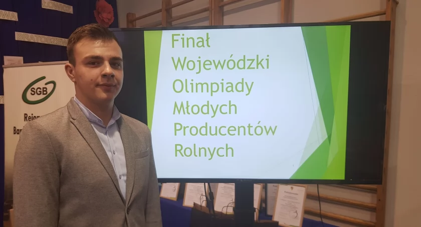 Uczeń z Blichu najlepszy wśród uczniów szkół rolniczych w województwie łódzkim!