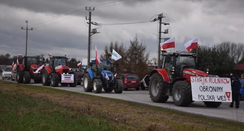 Jutro kolejny protest rolników. Będą utrudnienia na okolicznych drogach!