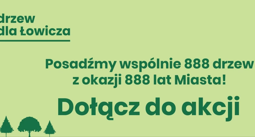 888 drzew dla Łowicza. Spotkanie informacyjne z mieszkańcami Zatorza