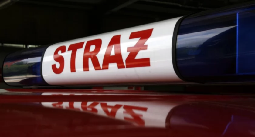 Sadze zapaliły się w budynku mieszkalnym