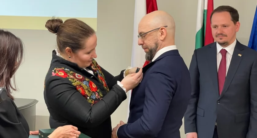 Łowiczanin z najwyższym węgierskim odznaczeniem