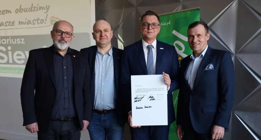 Kandydat Łowickie.pl na burmistrza Łowicza z poparciem trzech komitetów, Jacek Kłos zrezygnował (foto, film)