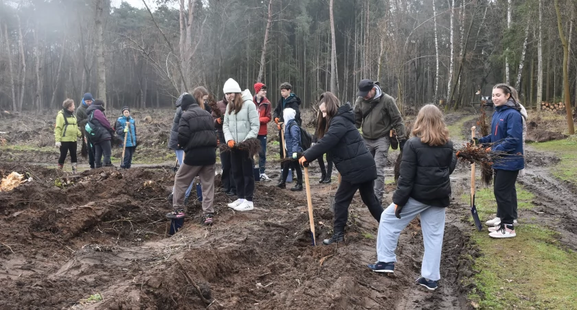 Młodzież z SP nr 2 włączyła się w odnawianie Lasku Miejskiego (foto)