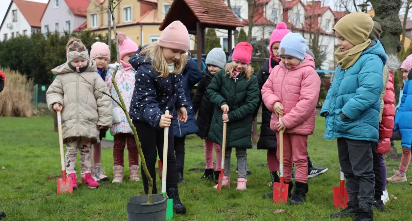 Dzieci ze „Słoneczka” i żłobka dołączyły do akcji „888 drzew dla Łowicza” (foto)
