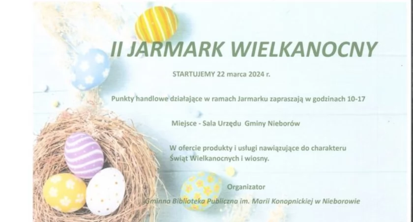 W Nieborowie odbędzie się II Jarmark Wielkanocny