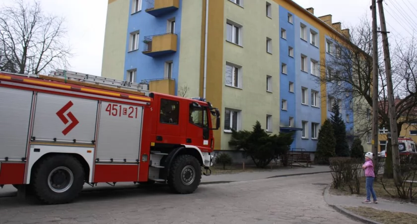 Straż interweniowała na os. Tkaczew