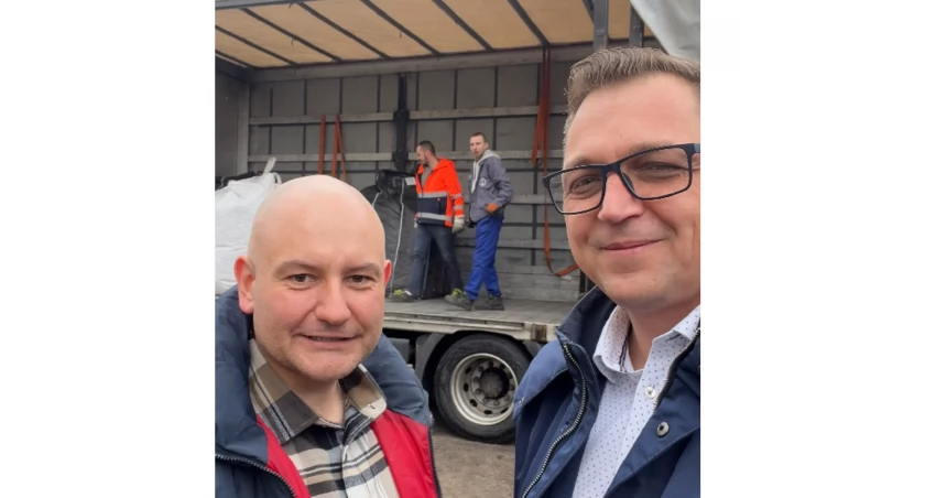 Kolejny transport nakrętek wyjechał z bazy ŁSM