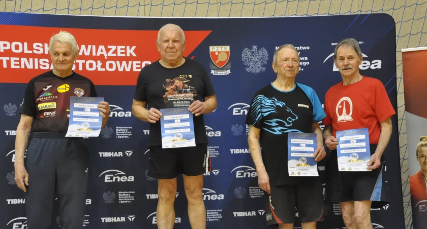 Zdzisław Orzechowski na podium w 7. Grand Prix Polski Weteranów