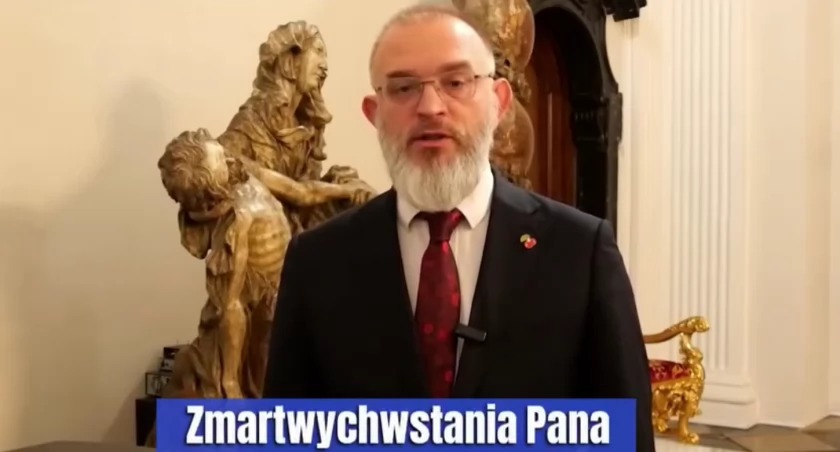 Życzenia z okazji Świąt Wielkanocnych składa starosta Marcin Kosiorek (film)