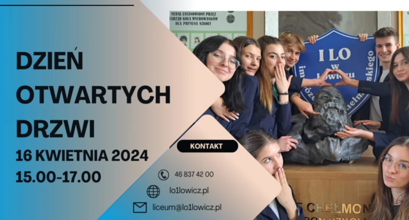 16 kwietnia - Dzień Otwartych Drzwi w I LO 