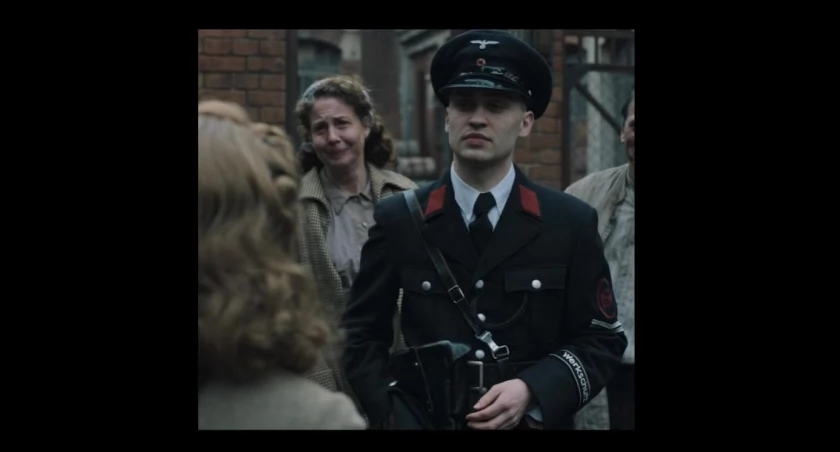 Michał Więcławski w amerykańskim miniserialu wojennym. Zagrał rolę dowódcy fabryki prochu