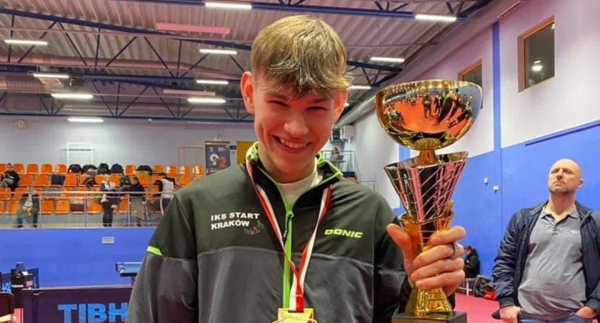 Dominik Bartosik - młody talent sportowy z gminy Łyszkowice! (foto)