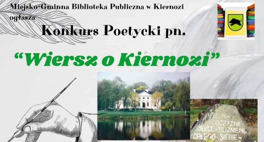 Miejsko-gminny konkurs poetycki pn. „Wiersz o Kiernozi”