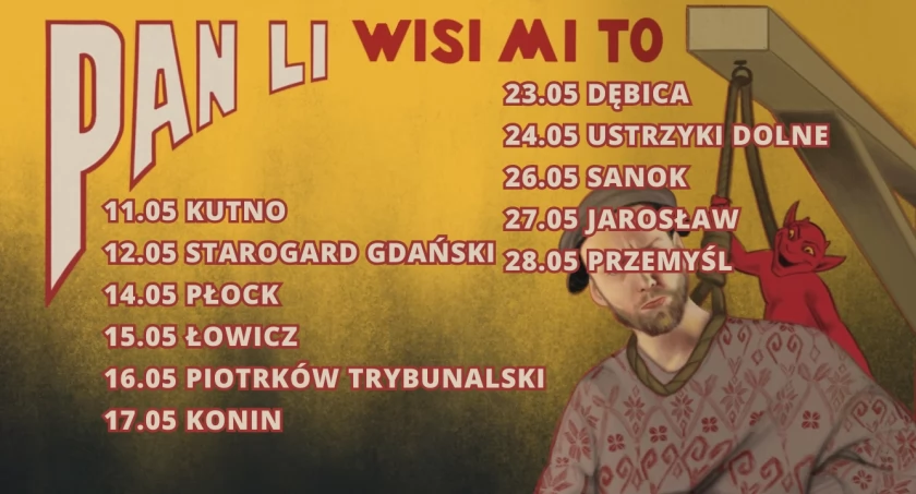 Pan Li wystąpi w Łowiczu z programem „Wisi mi to”