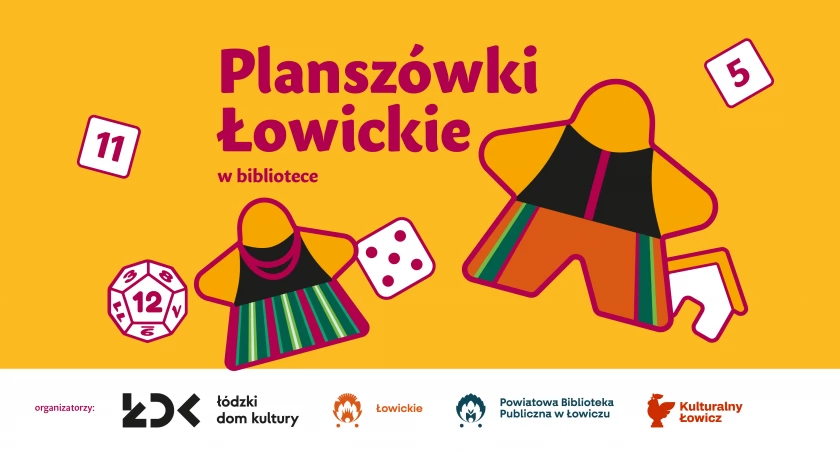 Łowicz. Zaproszenie na planszówki w bibliotece