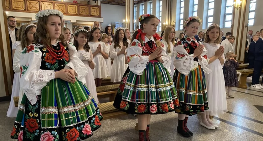 Rocznica I Komunii Świętej w parafii na Korabce (foto)