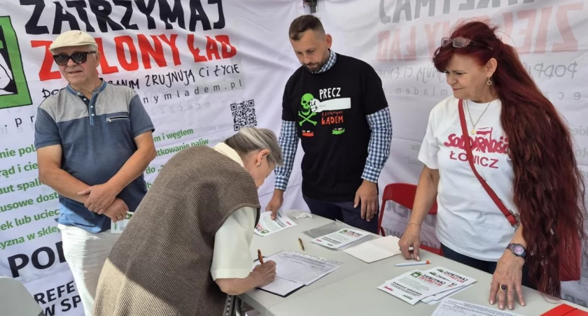 Zatrzymaj Zielony Ład. W Łowiczu trwa zbiórka podpisów o przeprowadzenie referendum!