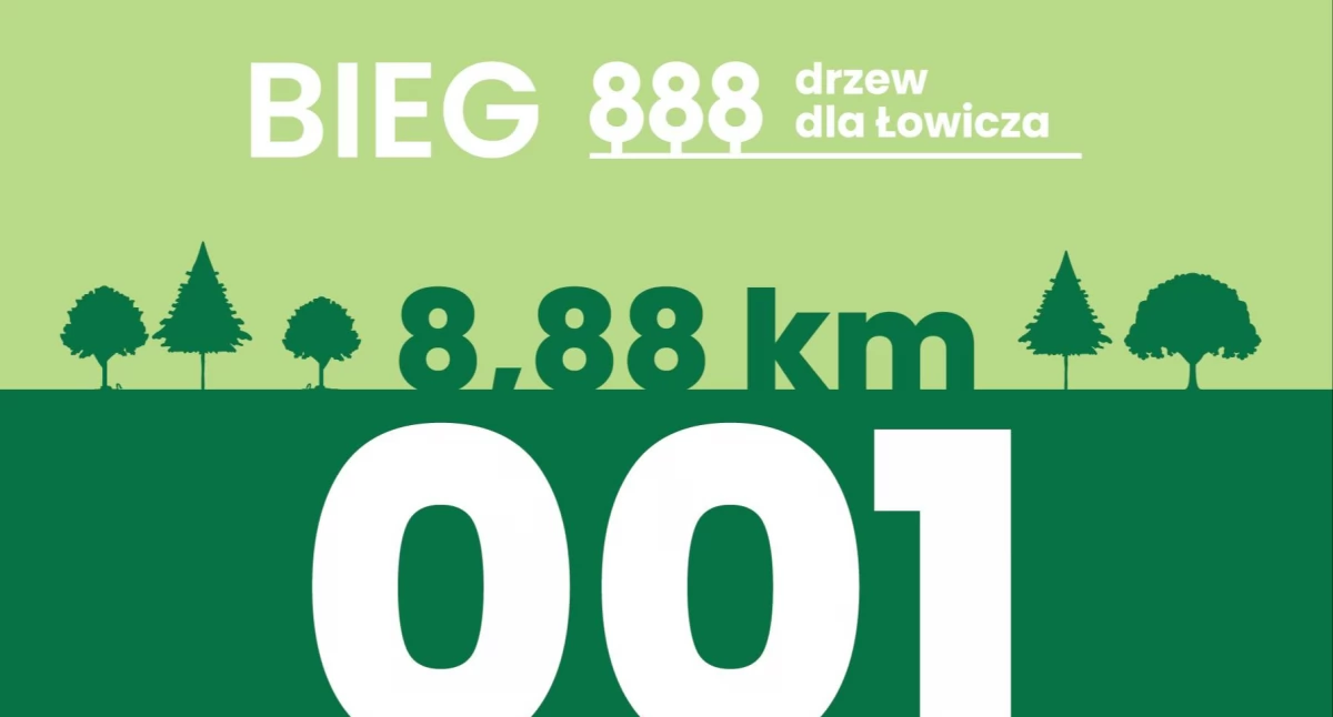 Bieg dla 888 drzew dla Łowicza. Ruszyły zapisy na imprezę biegową w Lasku Miejskim