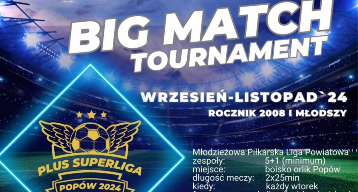 Plus Superliga w Popowie. Piłkarskie rozgrywki dla zawodników z rocznika 2008 i młodszych