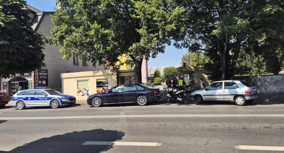 83-latka sprawczynią kolizji w Łowiczu (foto)