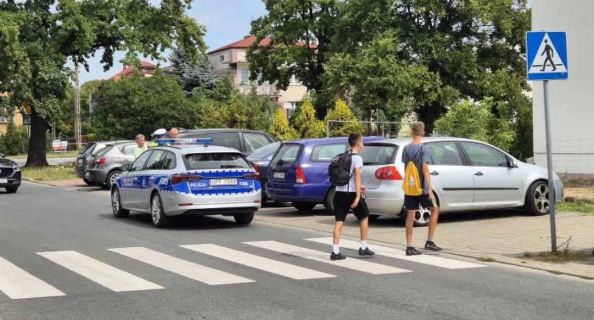 Stłuczka na ul. Medycznej w Łowiczu