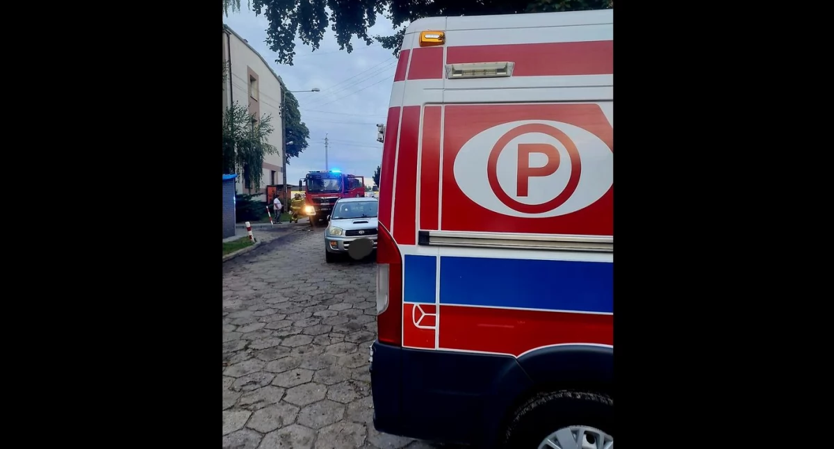 Łowicz. Interwencja strażaków na osiedlu Kostka