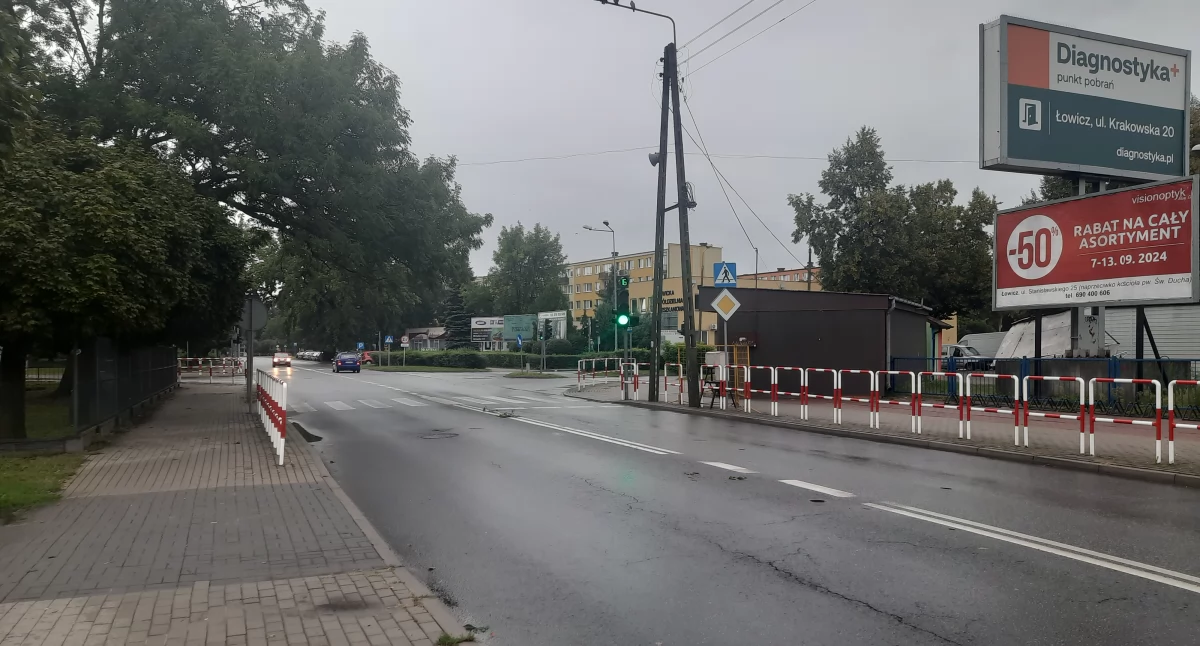 Łowicz. Od jutra skrzyżowanie ulic Sikorskiego i Kurkowej zamknięte!